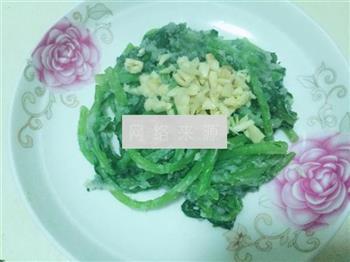 健康蒸菜茼蒿杆的做法图解3