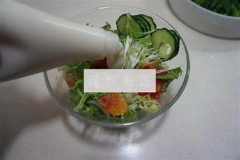 多彩蔬果大拌菜的做法步骤6
