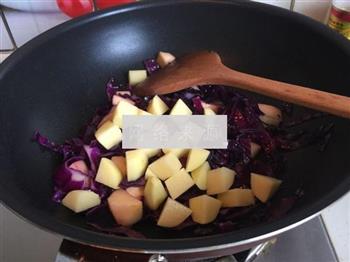 紫甘蓝苹果浓汤的做法图解6