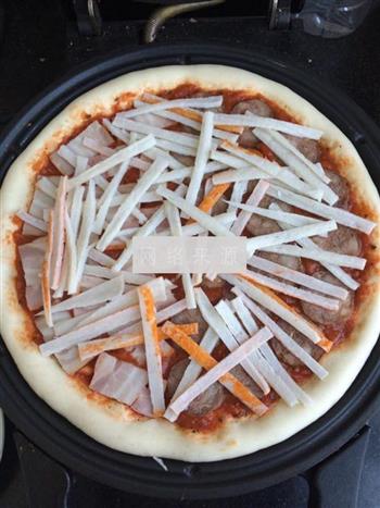 豪华双拼披萨的做法图解12