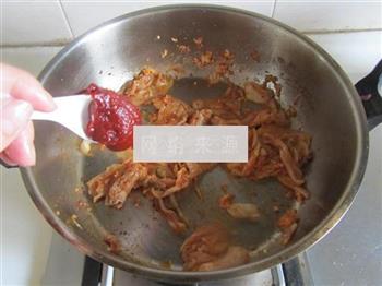 泡菜炒红薯粉的做法步骤5