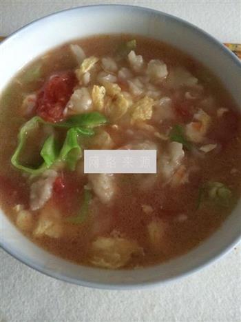 西红柿鸡蛋疙瘩汤的做法步骤1