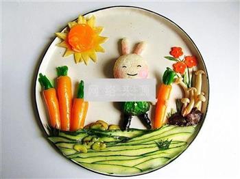 小兔的胡萝卜儿童餐的做法图解12