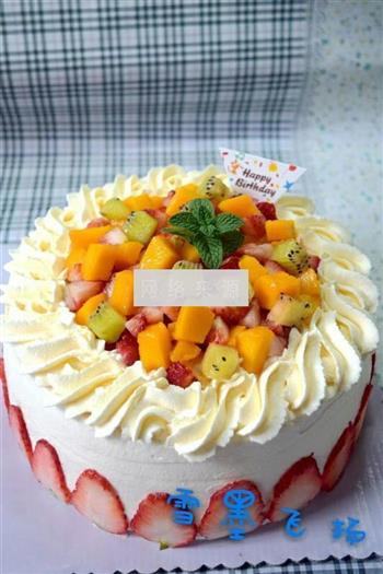 水果生日蛋糕的做法步骤12