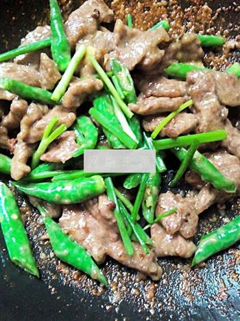 杭椒炒牛肉的做法步骤10