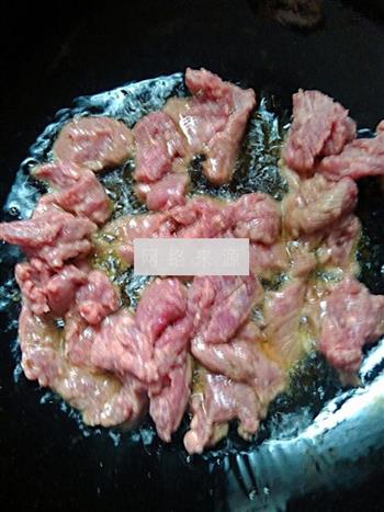 杭椒炒牛肉的做法步骤6