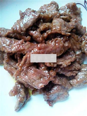 杭椒炒牛肉的做法步骤7