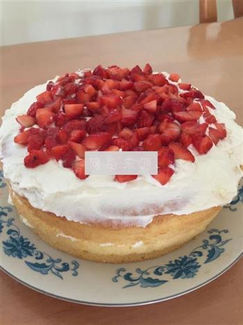 八寸草莓榴莲裸蛋糕的做法图解14