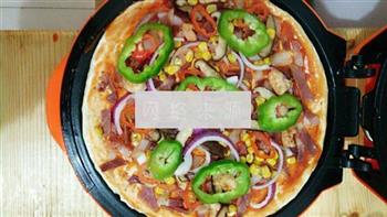 电饼铛做的披萨的做法图解8