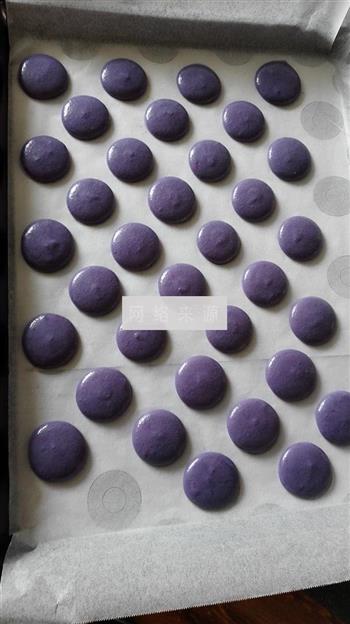 紫色迷情马卡龙的做法图解8