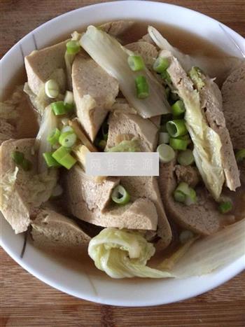 冻豆腐炖白菜的做法步骤8