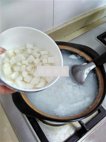 山药海虾菜粥的做法步骤3