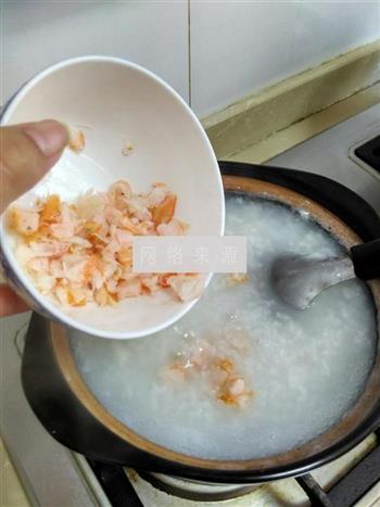 山药海虾菜粥的做法步骤4