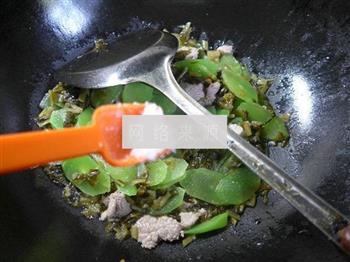 里脊肉雪菜炒莴笋的做法步骤8