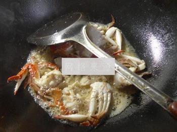 泡菜炒螃蟹的做法图解6
