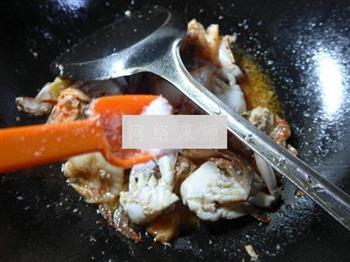 泡菜炒螃蟹的做法图解9