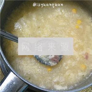 鸡蓉粟米酥皮汤的做法图解2