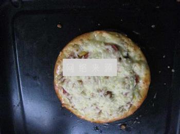 金枪鱼玉米披萨的做法步骤13