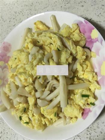 海鲜菇炒鸡蛋的做法步骤10