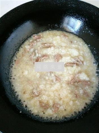 苦苣瘦肉粥的做法步骤4