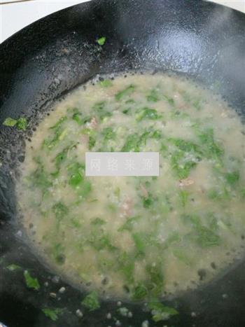 苦苣瘦肉粥的做法步骤5