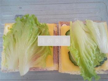素食主义三明治的做法图解10