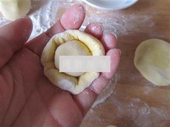 香炒大头菜玉米馒头的做法图解6
