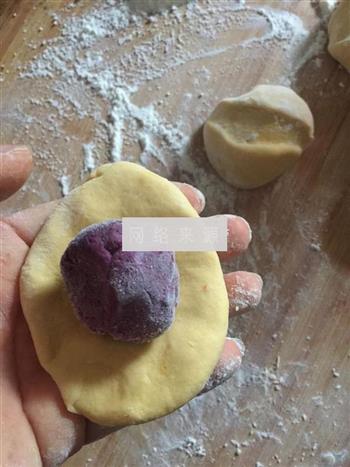 南瓜紫薯包的做法图解9