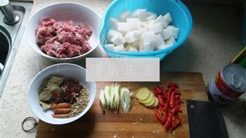 萝卜炖牛肉的做法步骤3