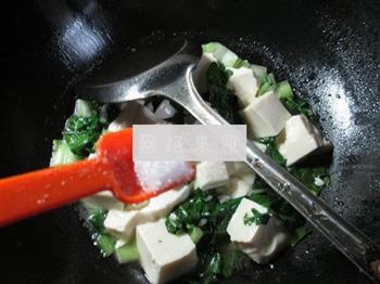君叠菜煮豆腐的做法步骤7