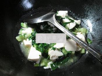 君叠菜煮豆腐的做法步骤8