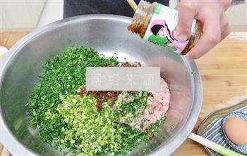 香菇酱荠菜饺子的做法步骤6