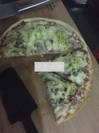 自制披萨酱的披萨的做法步骤6
