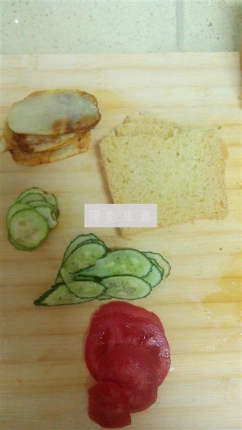 扒蔬菜三明治的做法图解15