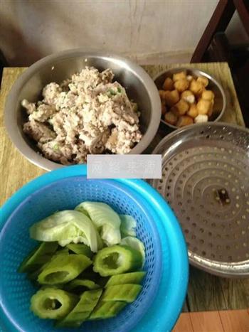 广西式苦瓜豆腐酿的做法步骤5