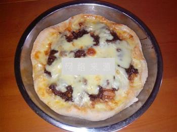 黑椒牛肉芝心披萨的做法图解6