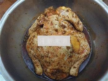奥尔良香草烤整鸡的做法图解6
