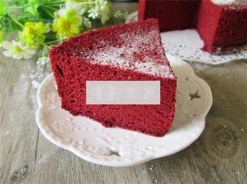 红丝绒戚风蛋糕的做法步骤10