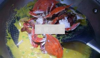 泰式椰香咖喱蟹的做法图解10