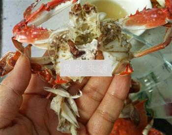 泰式椰香咖喱蟹的做法图解3