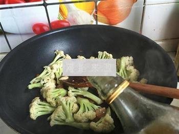 腊肉炒花菜的做法步骤10
