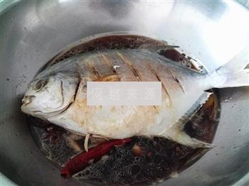红烧金鲳鱼的做法步骤6
