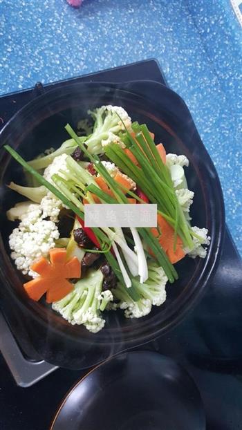 干锅有机花菜的做法图解9