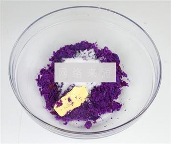 紫薯蜂蜜面包的做法的做法图解1
