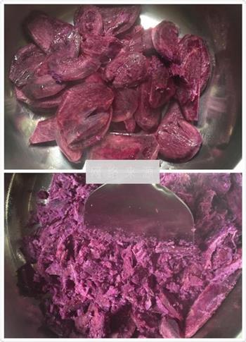 紫薯煎饼的做法步骤3