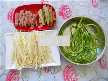 豆干金针菇菜卷的做法步骤2
