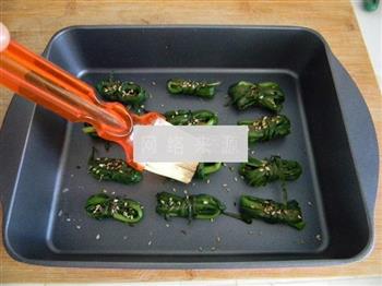 香烤韭菜结的做法步骤8