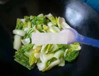 素炒小白菜的做法步骤4