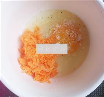 虾皮胡萝卜菠菜鸡蛋羹的做法图解5