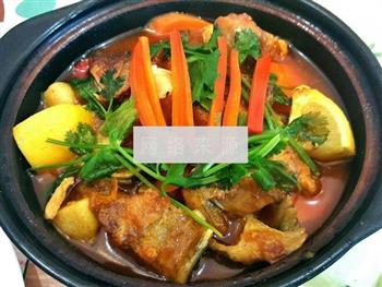 泰式咖喱鱼头煲的做法图解11